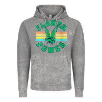 Cloud Rock womens flower power 420 thc pot weed medical marijuana funny weed v ne Vintage Hoodie - linhVisuals