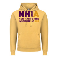 Vintage Mustard New Hampshire Institute of Art Vintage Hoodie - linhVisuals