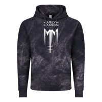 Cloud Black marlyn manson special music popular Vintage Hoodie - linhVisuals