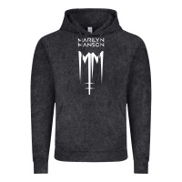Vintage Black marlyn manson special music popular Vintage Hoodie - linhVisuals