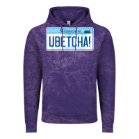 Cloud Purple ubetcha (you betcha) minnesota license plate t shirt Vintage Hoodie - linhVisuals