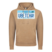 Vintage Coffee ubetcha (you betcha) minnesota license plate t shirt Vintage Hoodie - linhVisuals