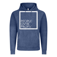 Vintage Denim people over profit democratic socialism pro socialist symbol t shirt Vintage Hoodie - linhVisuals