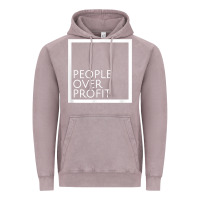 Vintage Zinc people over profit democratic socialism pro socialist symbol t shirt Vintage Hoodie - linhVisuals
