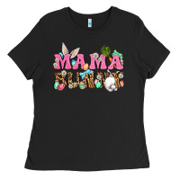 Black Western Mama Bunny Ladies Tee - BundleAndBundleShop