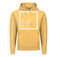 Vintage Mustard people over profit democratic socialism pro socialist symbol t shirt Vintage Hoodie - linhVisuals