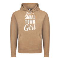 Vintage Coffee womens just a small town girl journey t shirt Vintage Hoodie - linhVisuals