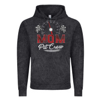 Vintage Black race car mom pit crew racing family birthday party t shirt Vintage Hoodie - linhVisuals