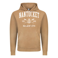 Vintage Camel nantucket ma vintage crossed oars & boat anchor sports pullover hoodie Vintage Hoodie - linhVisuals