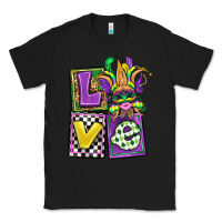 Black love mardi gras Classic Tee - OliviaCreatesArt