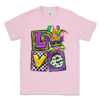 Bubblegum Pink love mardi gras Classic Tee - OliviaCreatesArt
