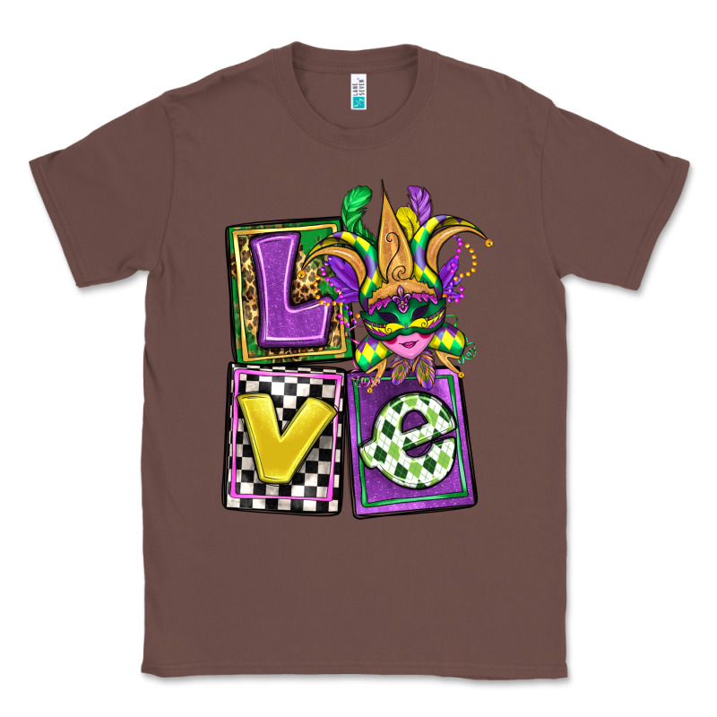 Love Mardi Gras Classic Tee by OliviaCreatesArt | Teevron