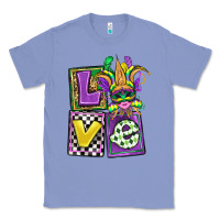 Colony Blue love mardi gras Classic Tee - OliviaCreatesArt