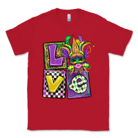 Red love mardi gras Classic Tee - OliviaCreatesArt
