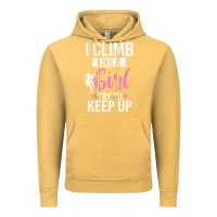Vintage Mustard climbing climb mountain climbing like a girl 345 climb climbing lover Vintage Hoodie - linhVisuals