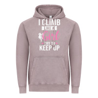 Vintage Zinc climbing climb mountain climbing like a girl 345 climb climbing lover Vintage Hoodie - linhVisuals