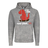 Dinosaur Dino Trex Row T Rex Saurus Vintage Hoodie | Teevron