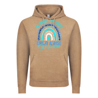 Vintage Coffee no excuse child abuse prevention awareness leopard rainbow t shirt Vintage Hoodie - linhVisuals