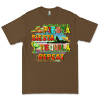 Cacao Fiesta siesta tequila repeat Premium Tee - FaDigitalArtStudio