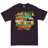 Plum Fiesta siesta tequila repeat Premium Tee - FaDigitalArtStudio