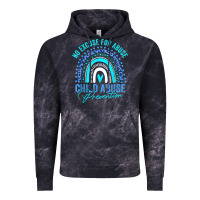 Cloud Black no excuse child abuse prevention awareness leopard rainbow t shirt Vintage Hoodie - linhVisuals