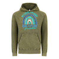 Vintage Olive no excuse child abuse prevention awareness leopard rainbow t shirt Vintage Hoodie - linhVisuals