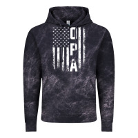 Cloud Black opa gift america flag gift for men father's day pullover hoodie Vintage Hoodie - linhVisuals