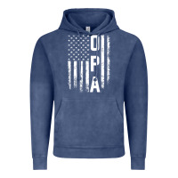 Vintage Denim opa gift america flag gift for men father's day pullover hoodie Vintage Hoodie - linhVisuals