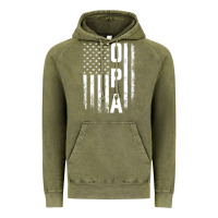Vintage Olive opa gift america flag gift for men father's day pullover hoodie Vintage Hoodie - linhVisuals