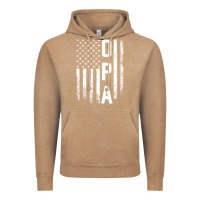 Vintage Coffee opa gift america flag gift for men father's day pullover hoodie Vintage Hoodie - linhVisuals