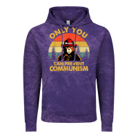 Cloud Purple vintage only you can prevent communism funny bear camping t shirt Vintage Hoodie - linhVisuals