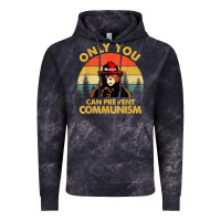 Cloud Black vintage only you can prevent communism funny bear camping t shirt Vintage Hoodie - linhVisuals