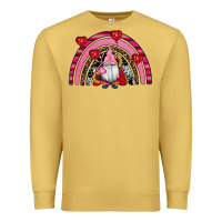 Antique Gold valentines day gnomes rainbow Premium Sweatshirt - RanaPortraitStore