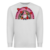Dove Grey valentines day gnomes rainbow Premium Sweatshirt - RanaPortraitStore