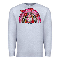Heather Grey valentines day gnomes rainbow Premium Sweatshirt - RanaPortraitStore