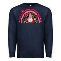 Navy valentines day gnomes rainbow Premium Sweatshirt - RanaPortraitStore