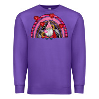 Purple valentines day gnomes rainbow Premium Sweatshirt - RanaPortraitStore