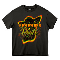 Asphalt Remember your roots Heavy Core Tee - HowdyJamesFarm
