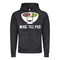 Vintage Black what the pho vietnamese pho t shirt Vintage Hoodie - linhVisuals