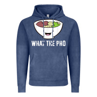 Vintage Denim what the pho vietnamese pho t shirt Vintage Hoodie - linhVisuals