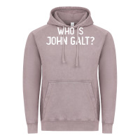 Vintage Zinc who is john galt libertarian and book quote t shirt Vintage Hoodie - linhVisuals