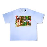 Grape Ice Warm And Cozy Penguin Urban Heavy Tee - FaDigitalArtStudio