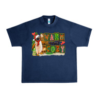 Navy Warm And Cozy Penguin Urban Heavy Tee - FaDigitalArtStudio