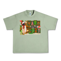 Oil Green Warm And Cozy Penguin Urban Heavy Tee - FaDigitalArtStudio