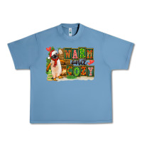 Pebble Blue Warm And Cozy Penguin Urban Heavy Tee - FaDigitalArtStudio