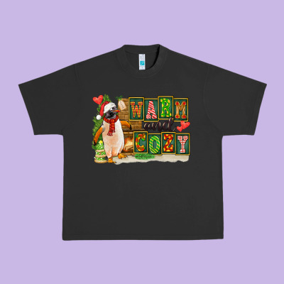 Warm And Cozy Penguin Urban Heavy Tee Designed By Fadigitalartstudio