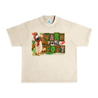 Sandshell Warm And Cozy Penguin Urban Heavy Tee - FaDigitalArtStudio
