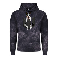Cloud Black rat terrier dog in pocket, rattie puppy, ratting terrier t shirt Vintage Hoodie - linhVisuals