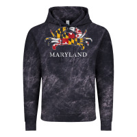 Cloud Black retro maryland crab state flag vintage travel tank top Vintage Hoodie - linhVisuals