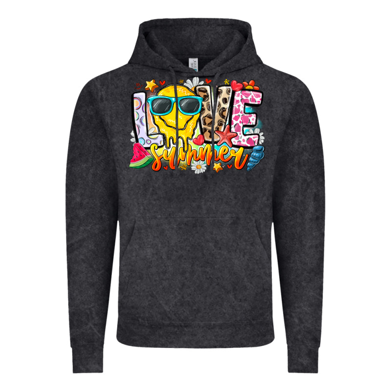 Love Summer Vintage Hoodie by CowhideDigitalArt | Teevron